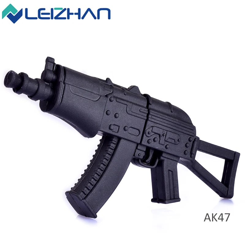 Leizhan usb флэш-накопитель 2.0 пистолет силиконовые AK47 16 г накопитель Memory Stick 4 ГБ