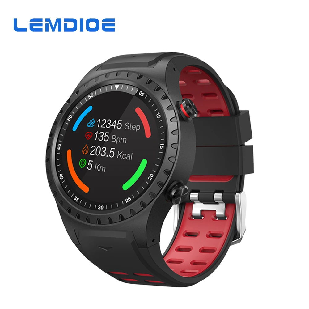 

LEMDIOE Smart Watch Men Support GPS SIM Card IP67 Waterproof Professional Sport Modes Outdoor Activity Tracker For Android IOS