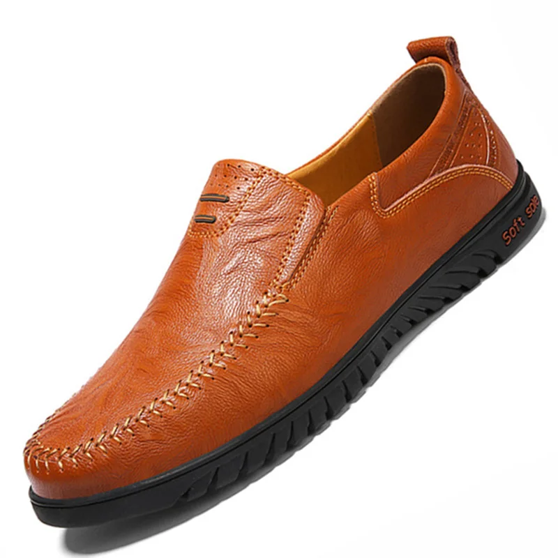 Summer Men Casual Shoes Genuine Leather Breather Soft Brand Men Driver Loafers Moccasins Designer Shoes Comfortable Sneakers