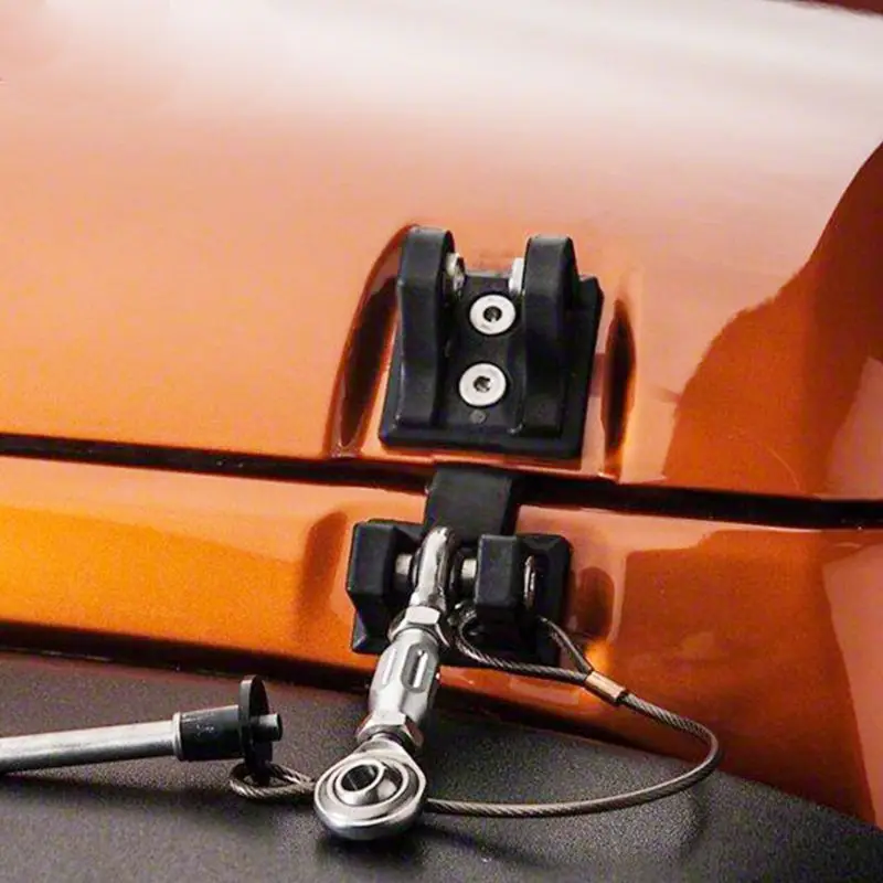 

New 1 Pair Hood Lock Latches for Jeep Wrangler JK, Hood Latch, Hood Lock Kit for Jeep 2007-2017 qyh