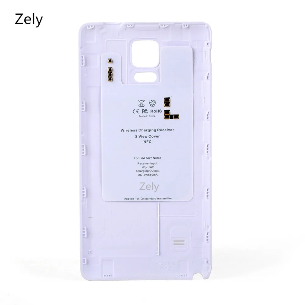 imágenes para Zely Caso con NFC Qi Receptor de Carga Inalámbrica para Samsung Adaptador de Cargador de la Cubierta de Batería Cubierta Trasera de la galaxia Nota 4 N9100 caso imágenes para Zely Caso con NFC Qi Receptor de Carga Inalámbrica para Samsung Adaptador de Cargador de la Cubierta de Batería Cubierta Trasera de la galaxia Nota 4 N9100 caso