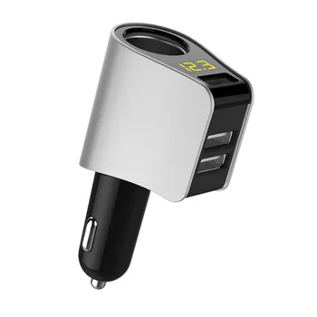 

Car Styling Car 5V3.1A 3USB LED Display Ports alloy Charger For Benz w203 w204 w205 w210 w211 w213 gla glc glk ccessories