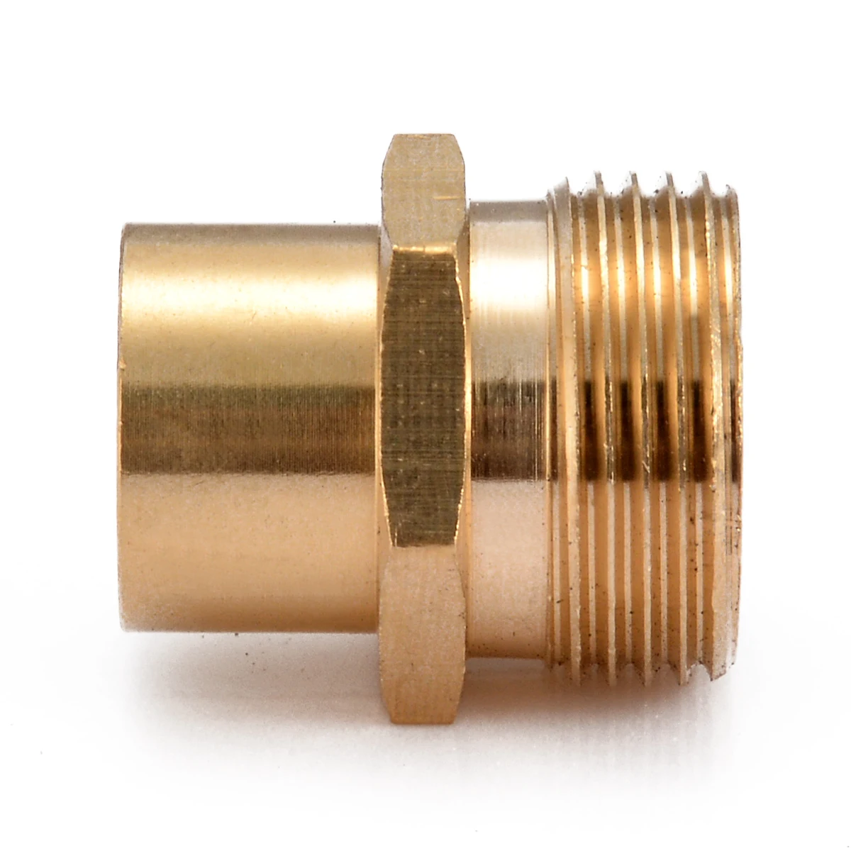 New Brass Joint Nozzle Copper Washer Snow Foam Lance Adapter Coupler 1/4 inch F - M22 for Spray Gun Fittings Water Tools
