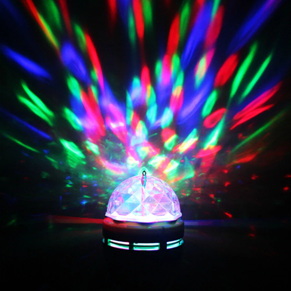 RGB LED-Lampen Mini Party Licht Tanz Party Lampen E27 3W Auto rotierende DJ  Bühne Disco Weihnachten Beleuchtung Farb birne für Ktv Bar - AliExpress