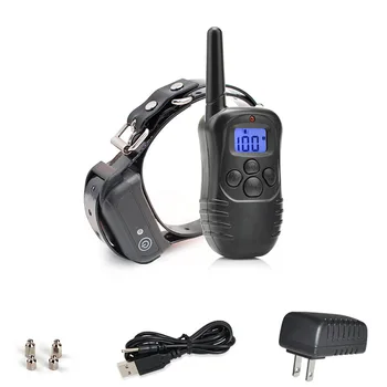 

Remote Dog Shock Training Collar Electric Rechargeable and Waterproof 330 Yards Pet Training Collar