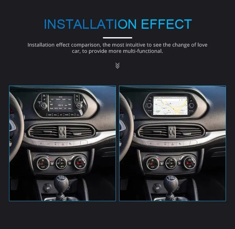 Cheap JDASTON Android 9.0 Car DVD Player For Fiat Tipo Egea 2015 2016 2017 Multimedia GPS Navigation 1 Din Car Radio Stereo 4G+32G CD 10