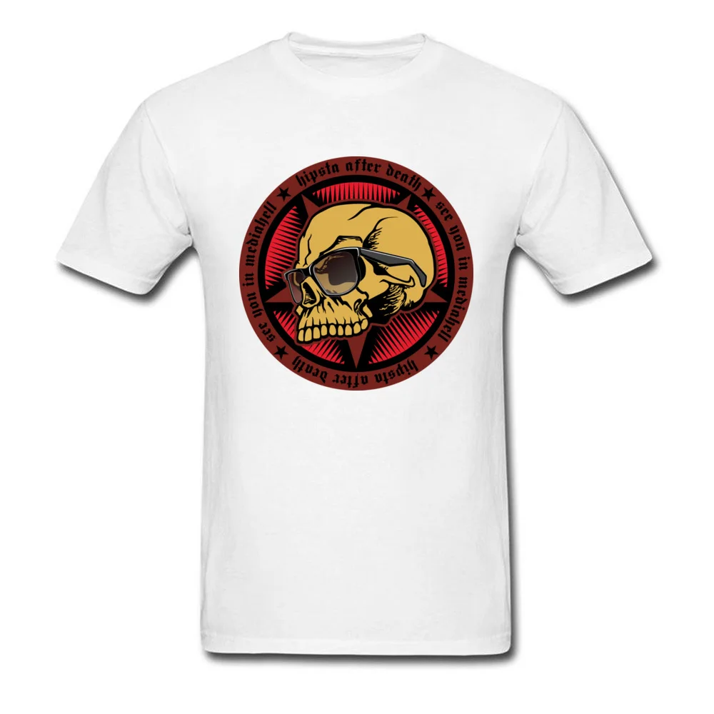 Buy 3D Skull In Wayfarer Cool Tshirt For Men 100