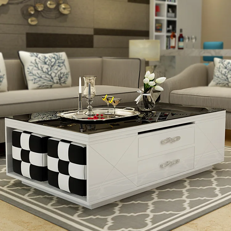  electric multifunction foldable Coffee Table Living Room liftable and lowerable minimalist rectangl