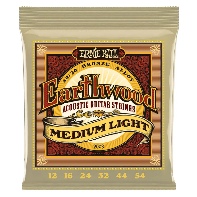 Ernie Ball Earthwood Струны для акустической гитары 80/20 Из бронзового сплава 2003 2004 2006