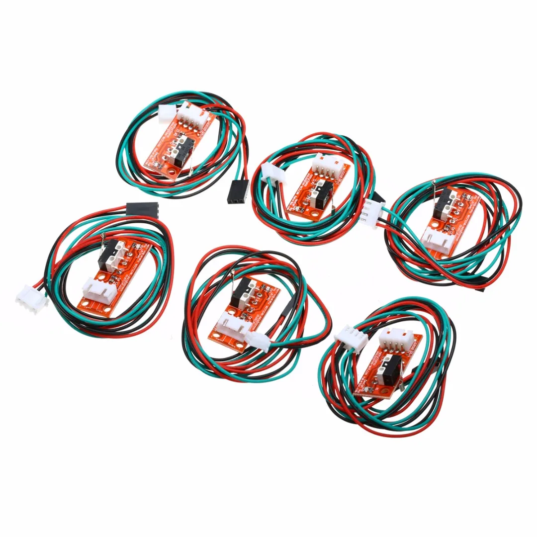 Mayitr 6 قطعة الميكانيكية Endstop عالية الجودة نهاية وقف الحد التبديل + كابل ل CNC 3D طابعة RAMPS 1.4