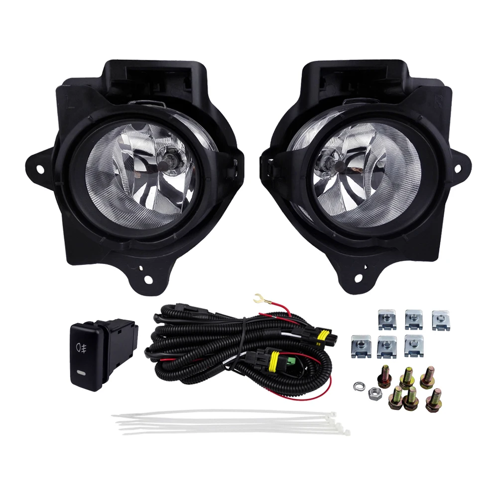 

High Power Car Right Left Halogen Front Lamp Wiring Kit Fog Light Assembly for Toyota Hilux Vigo 2014 External Accessories 4300K