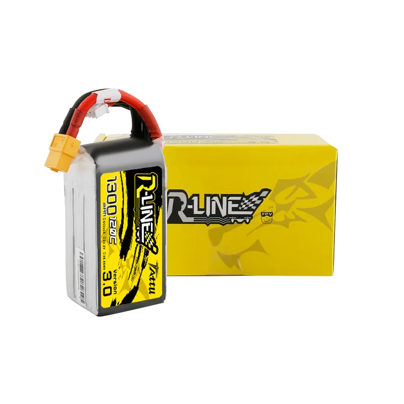 Татту R-Line Версия 3,0 V3 4S 6S 1300/1550/1800/2000 мА/ч, 120C 14,8 V Lipo Батарея с XT60 разъем для небольшой гоночный Дрон с видом от первого лица Квадрокоптер