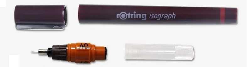 Rotring изограф пористые ручки 0,1 мм-1,0 мм ручка для рисования иглы крюк линия ручка 1 шт./лот