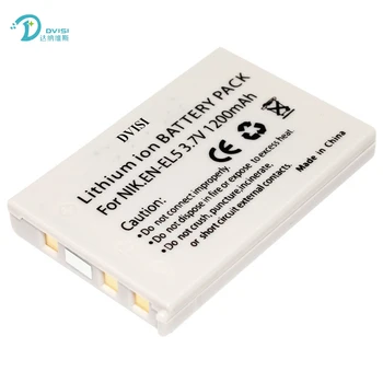 DVISI 3.7V 1200mAh EN-EL5 EN EL5 Camera Battery for NIKON Coolpix P530 P520 P510 P100 P500 P5100 P5000 P6000 P90 P80 Wholesale
DVISI 3.7V 1200mAh EN-EL5 EN EL5 Camera Battery for NIKON Coolpix P530 P520 P510 P100 P500 P5100 P5000 P6000 P90 P80 Wholesale