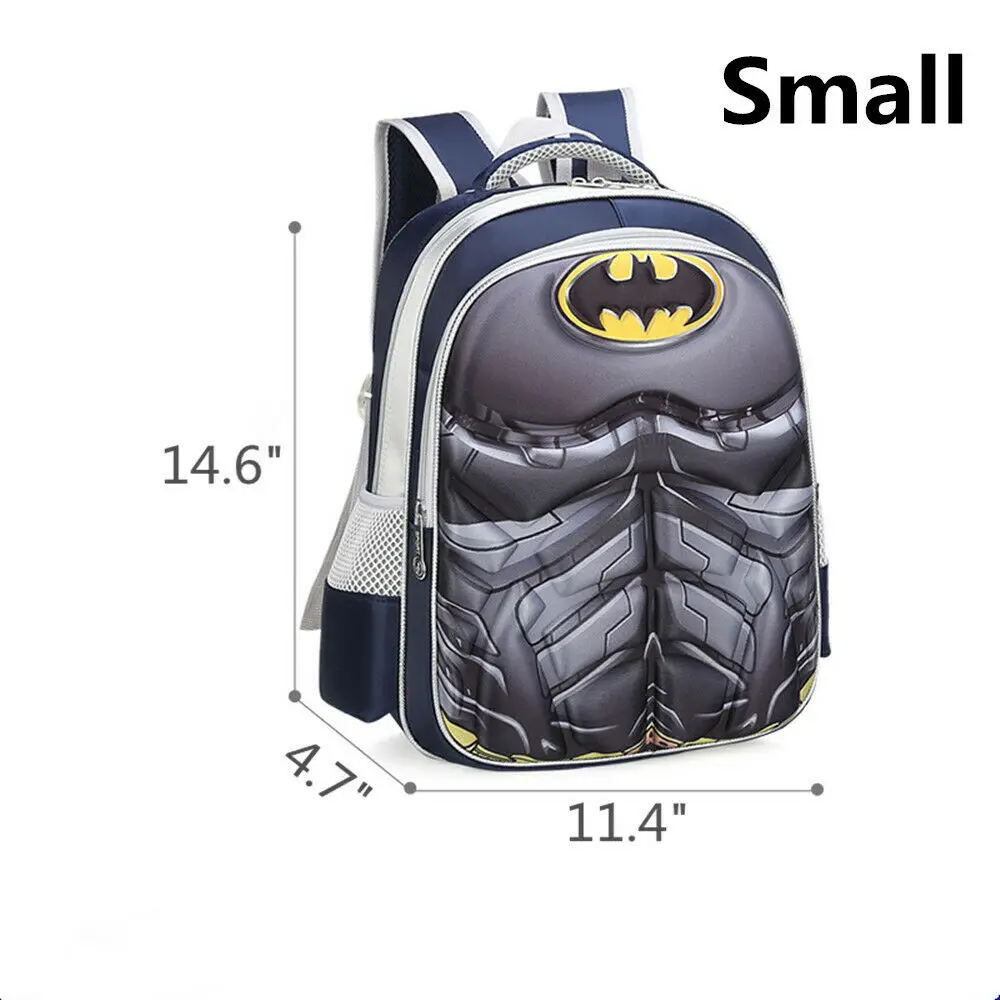 

One Piece Cartoon 3D Batman Hard Case Kindergarten Bag Children Plush Backpack Waterproof Protect Spine Shoulder