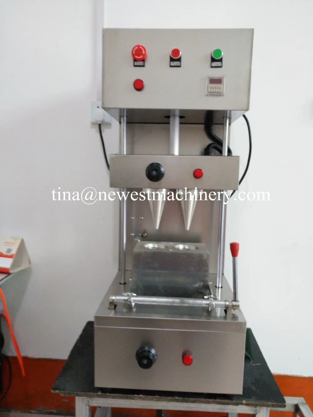 

Automatic electric small pizza cone machine and oven/pizza cone vending machines