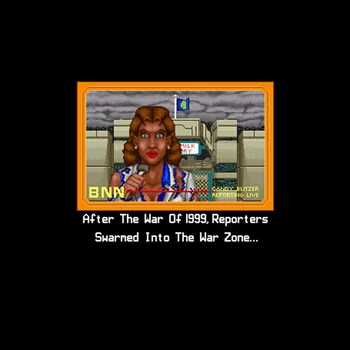 

Total Carnage NTSC Version 16 Bit 46 Pin Big Gray Game Card For USA Game Players