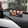 Car Ornaments 4Pcs/Set 4 Don't Resin Monks Maitreya Buddha Kung Fu Figure Doll Gift Auto Dashboard Decoration Pendants Charms ► Photo 3/6
