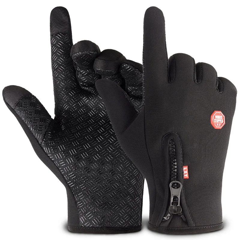Уличные спортивные походные зимние велосипедные перчатки для мужчин ветрозащитные мягкие тёплые перчатки с сенсорным экраном guantes ciclismo