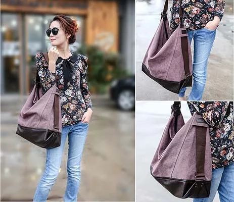 Womens Canvas Handbags Brands Designers Vintage Crossbody Bag Large Womens Canvas Handbags Brands Designers Vintage Crossbody Bag Large Messager Retro Hot Woman