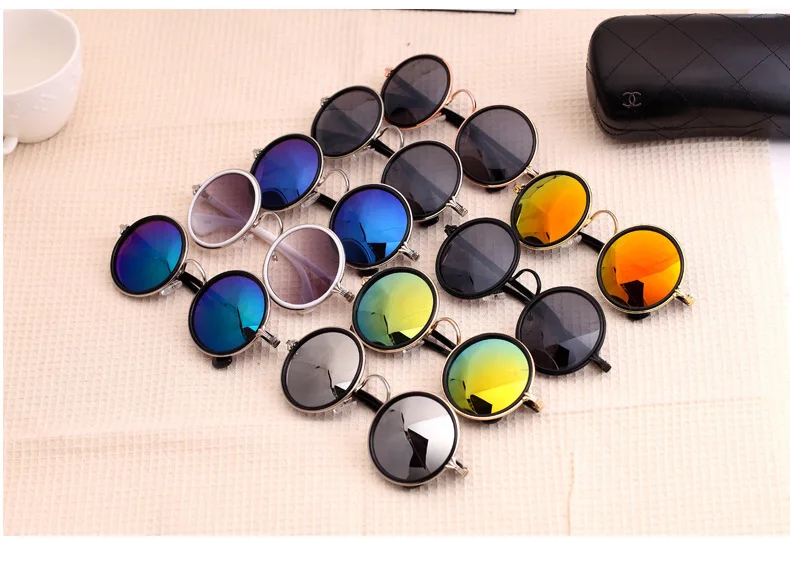 Новые модные женские мужские круглые солнцезащитные очки, винтажные Разноцветные Летние солнцезащитные очки для женщин, высококачественные очки