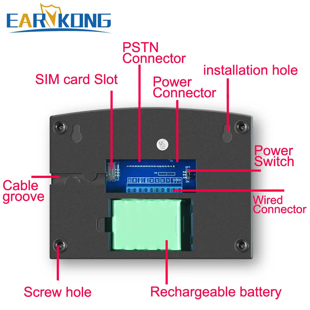 fio com fio detectores alarme casa 03