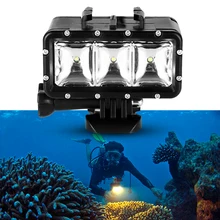 Lightdow Waterproof Underwater Diving LED Video Light for LD4000 LD6000 LD 4K for Gopro Hero 1 2 3 3+ 4 for SJCAM SJ4000 SJ6000