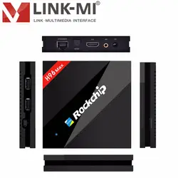 Link-ми h96max (4 г-32 г) rk3399 шесть основных Android 6.0 OTA ТВ коробка bt4.1 USB3.0/4 К/Bluetooth/10/100 м /1000mmulti-function ТВ плеер