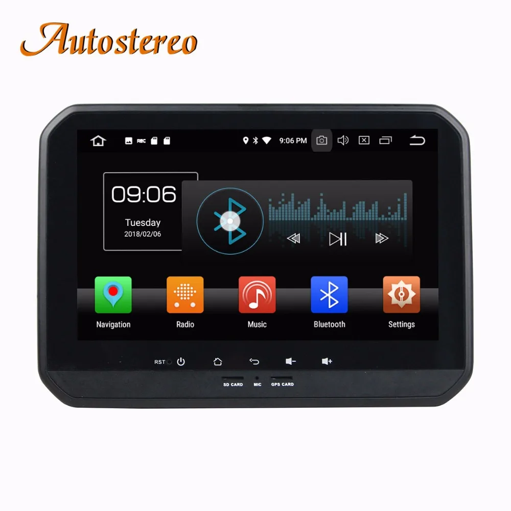 Clearance Autostereo Android 8 4+32G Car CD DVD Player GPS navigation For Suzuki IGNIS 2017 2018 head unit multimedia player tape recorder 5