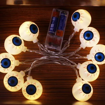 

2019 NEW EYE-Shape Household Lights String Halloween Decoration Lights String Ghost Eyes Shape 3m 20 Lights