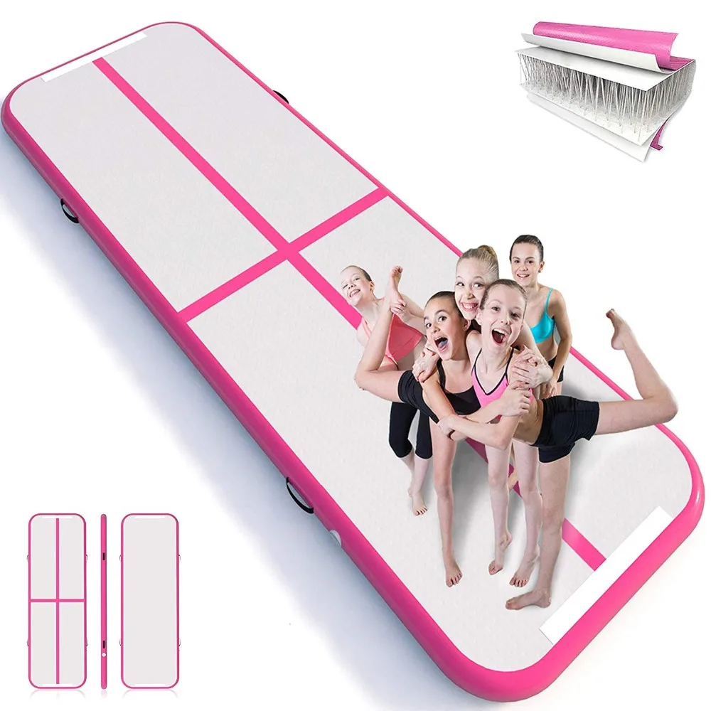 Free shipping 3M4M5M Inflatable Gymnastics AirTrack Tumbling Air Track Floor Trampoline for Home