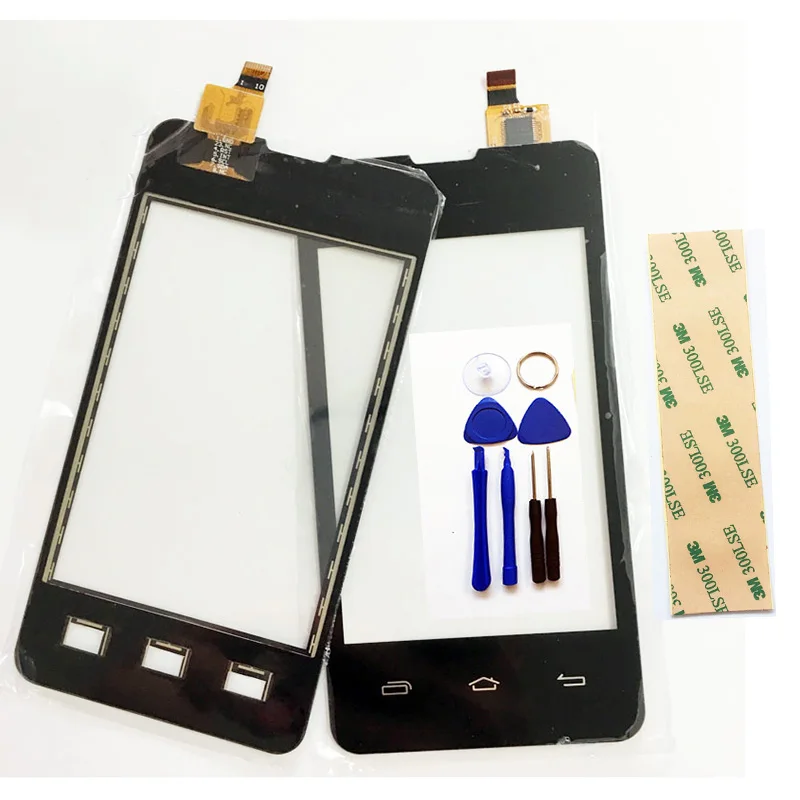 Black Color Touch Screen For Prestigio MultiPhone PAP3350 PAP 3350 Duo Touch Panel With Digitizer Glass