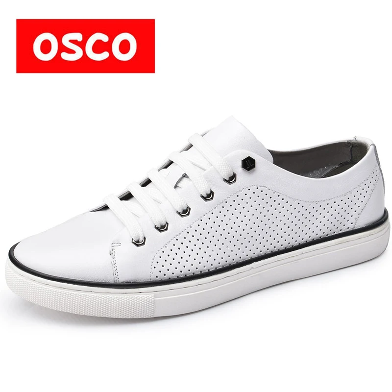 

OSCO Factory Direct High Quality New Fashion Casual Breathable Oxfords Light Weige Sneakers Men Vulcanized Shoes #Y024