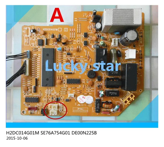 

95% new for Air conditioning computer board circuit board DE00N225B SE76A754G01 H2DC014G01M good working