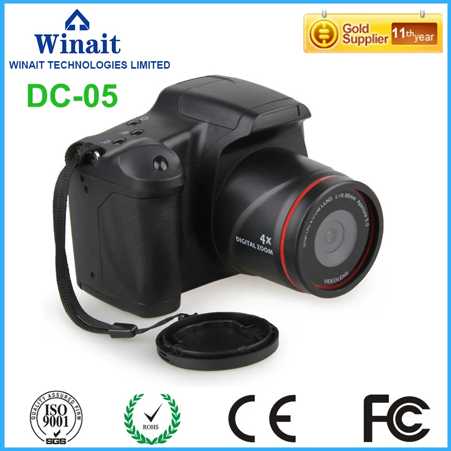 ФОТО Shenzhen digital camera 64GB dslr camera12MP720P Slr camera with 4x digitalzoom Anti-shake disposable digital cameraFreeshipping
