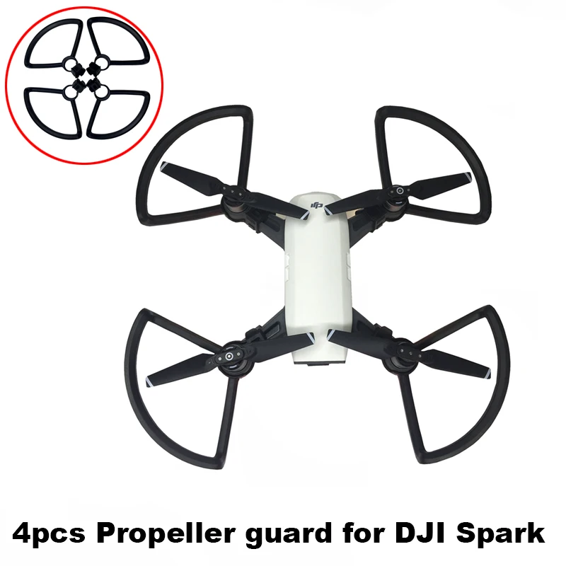 

4pcs Propeller Protector for DJI Spark Drone 4730F Blade Bumper Props Quick Release Props Wing Fan Guard Light Weight