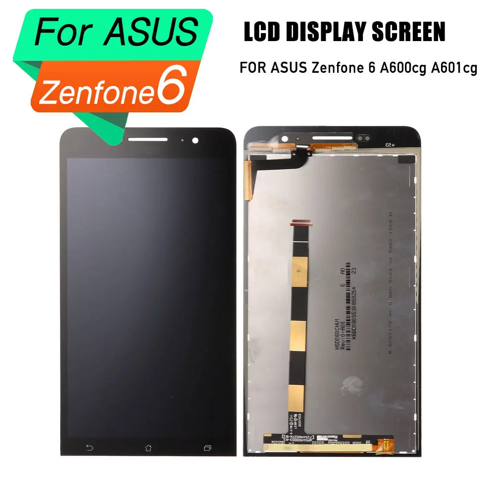 

LCDs for ASUS Zenfone 6 A600 CG lcd screen digitizer screen for repairing with free tools kit sets