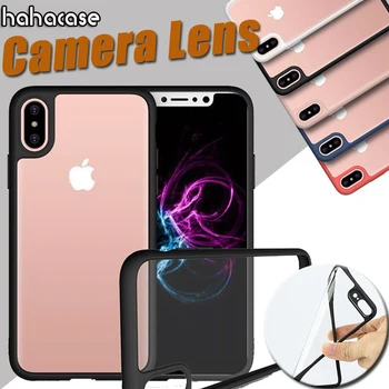 

1000pcs Silicone Cover Soft Frame Crystal Clease Back Case For iPhone XS Max XR X 8 7 6 6S Plus SE 5 5S Camera Protection Cases