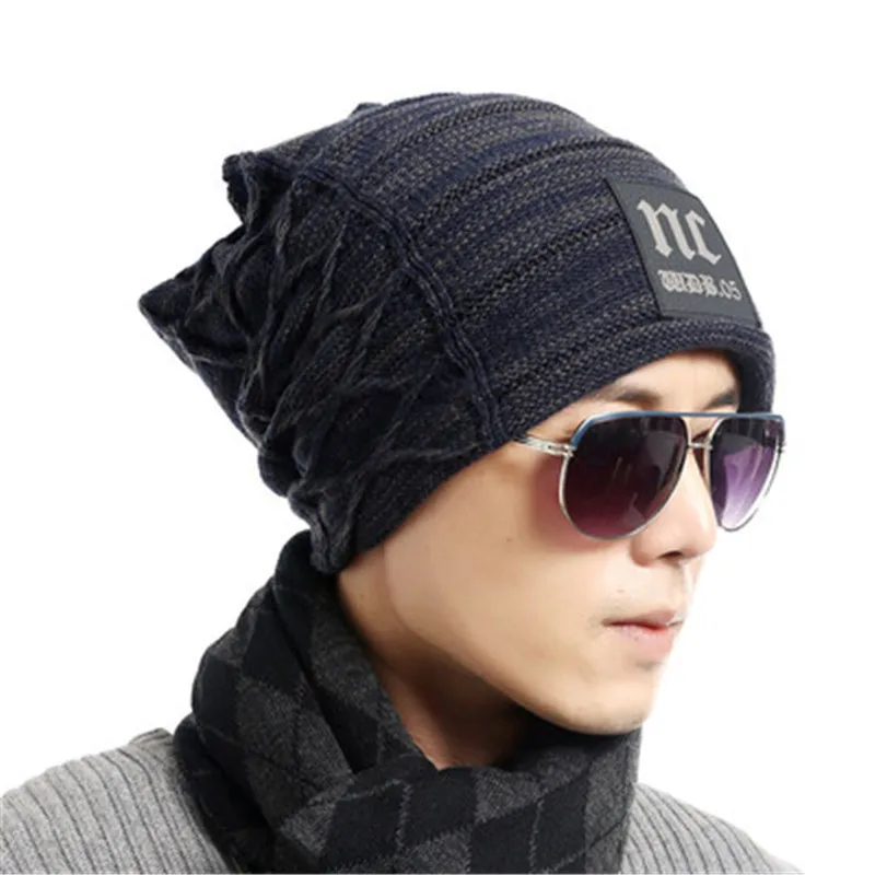 Men Winter Hat Beanie Gorro Gorros De Lana Gorras Warm Chapeu