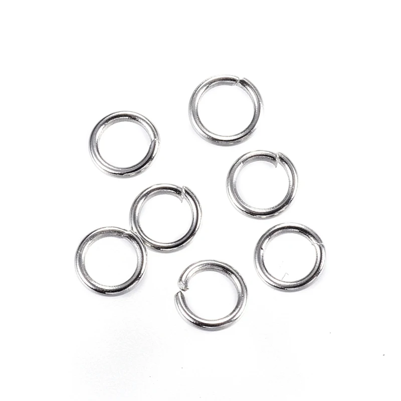 

304 Stainless Steel Jump Rings, Close but Unsoldered Jump Rings, Stainless Steel Color, 3.5x0.6mm