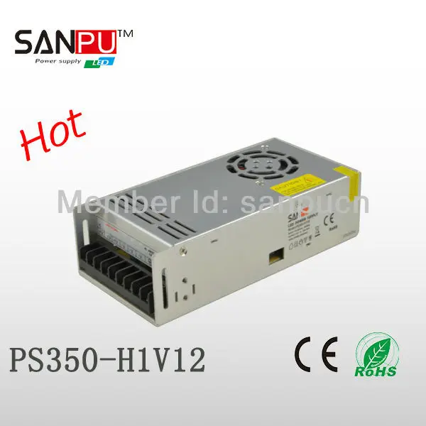 

350W 12V 30A Small Volume Single Output Switching power supply for LED Strip light Switching Power Supply
