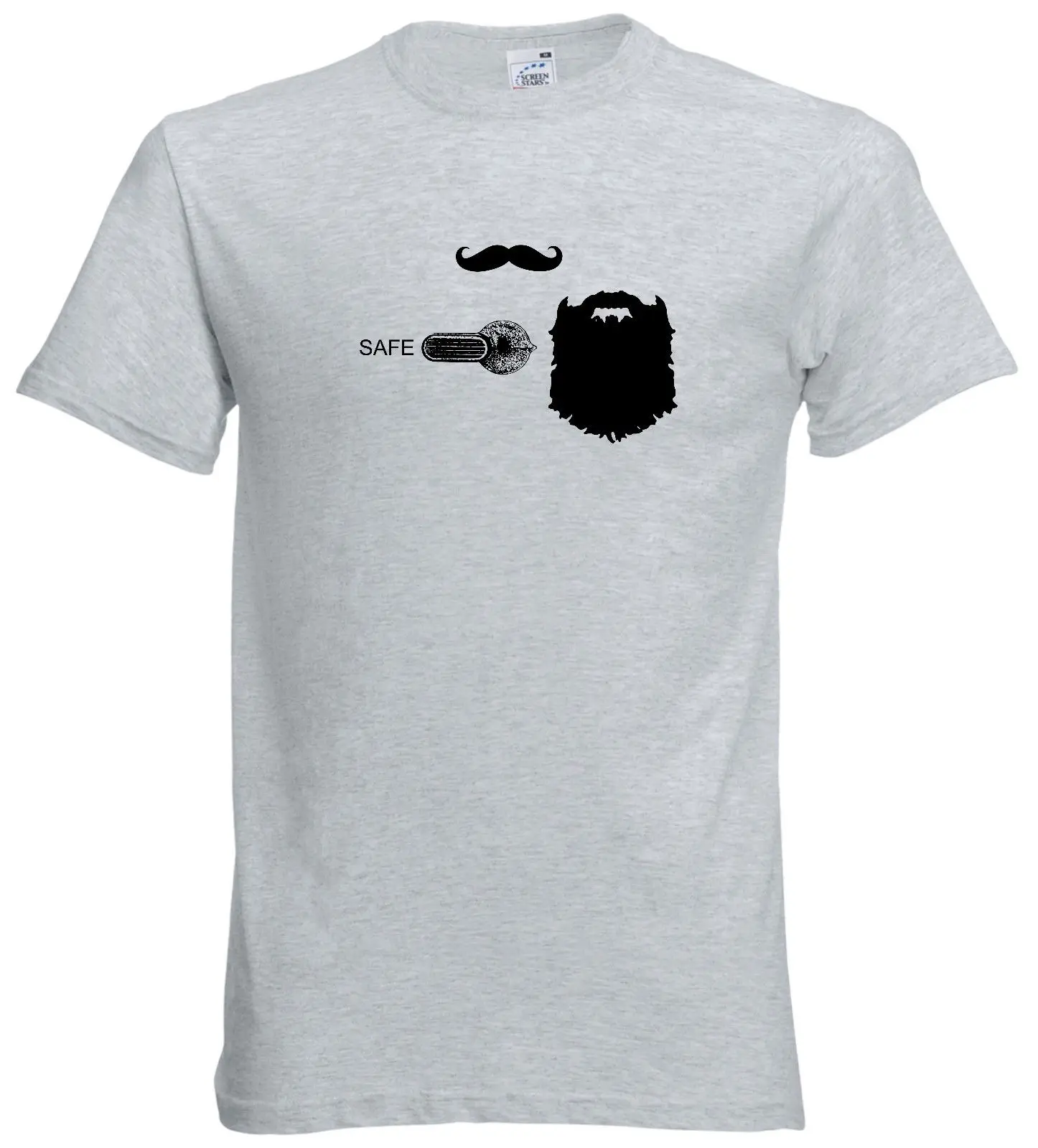 Мужская футболка с полной бородой AR 15 селекторная винтовка M4 AR15 лето 2019|men t-shirt|t