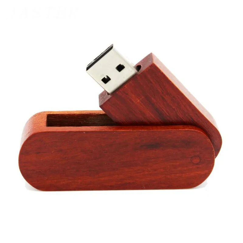 SHANDIAN логотип на заказ Деревянный USB+ коробка USB флэш-накопитель Флешка 4 ГБ 8 ГБ 16 г 32 Гб 64 Гб карта памяти фотография свадебный подарок - Цвет: Rose wood