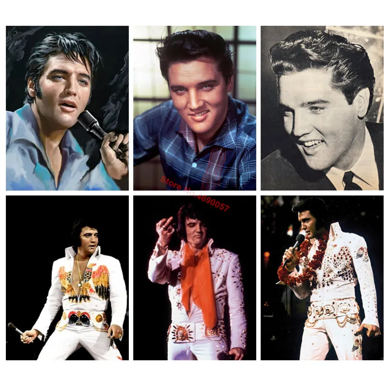 Алмазная живопись Elvis Presley звезда полная вышивка шаблон Стразы Ретро декор
