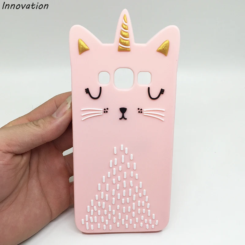 

Lovely Animals Beard Cat Pattern Soft Silicone Case For Samsung Galaxy J5 2016 J2 Prime Grand Prime G530 Phone Protective Coque