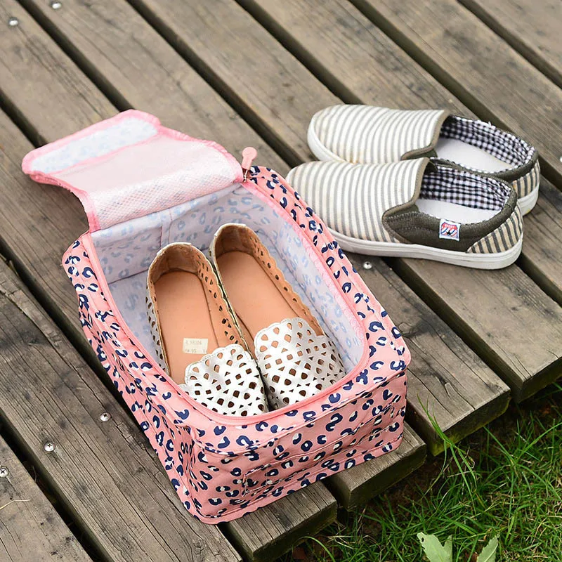 

2018 travel shoe storage Portable Waterproof Shoe Bag storage organizer Pouch hanging shoe organizer zipper bag