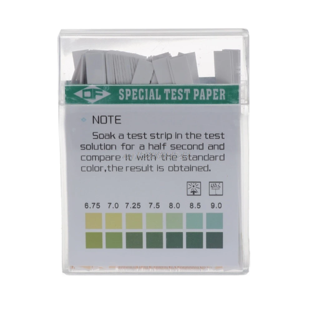 100 Strip 4.5 9 PH Alkaline Acid Indicator Paper Water Saliva Litmus