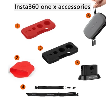 

Insta360 ONE X Sports Camera protective case/Stand Base Stabilizer/Neck Strap/Mini Storage Bag for Insta360 One X Accessories