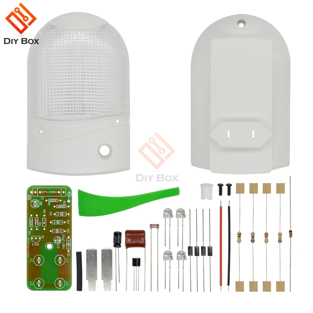 1W 220V LED Light Control Night Light DIY Kit Photosensitive Sensor CON