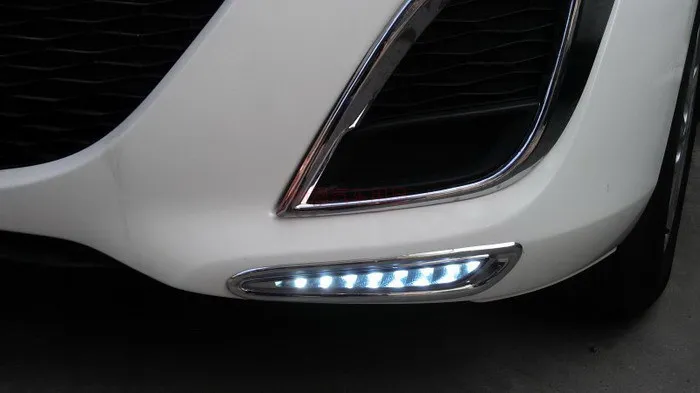 

LED DRL Daytime Running Light Fog Lamp Cover for Mazda3 2010 2011 2012